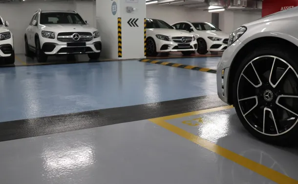 Parking lot flooring